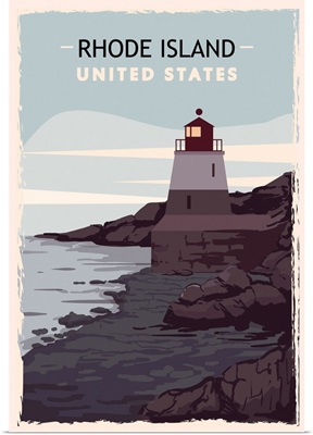 Rhode Island Modern Vector Travel Poster