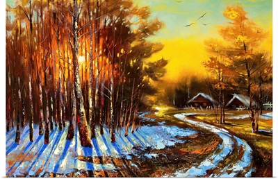 Rural Winter Landscape