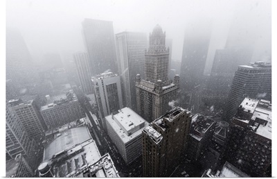 Snow Storm In Chicago