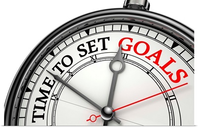 Time To Set Goals Clock
