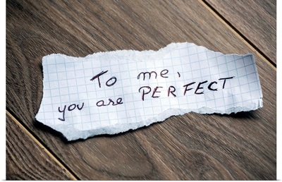 To Me, You Are Perfect