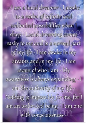 Lucid Dreaming Affirmations