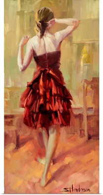 Girl in A Copper Dress I