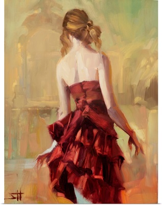 Girl in A Copper Dress II