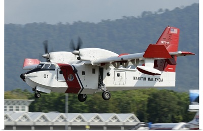 A Bombardier Aerospace CL-415 MP of the Malaysian Maritime Enforcement Agency