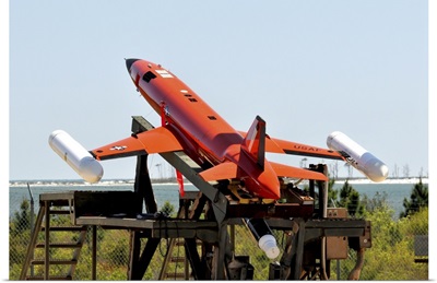 A BQM-167A Subscale Aerial Target is ready for launch