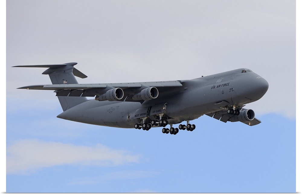 November 8, 2012 - A C-5 Galaxy of the West Virginia Air National Guard in flight over Nevada.