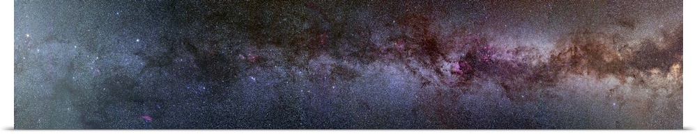 A complete 360 degree panorama of the Milky Way.