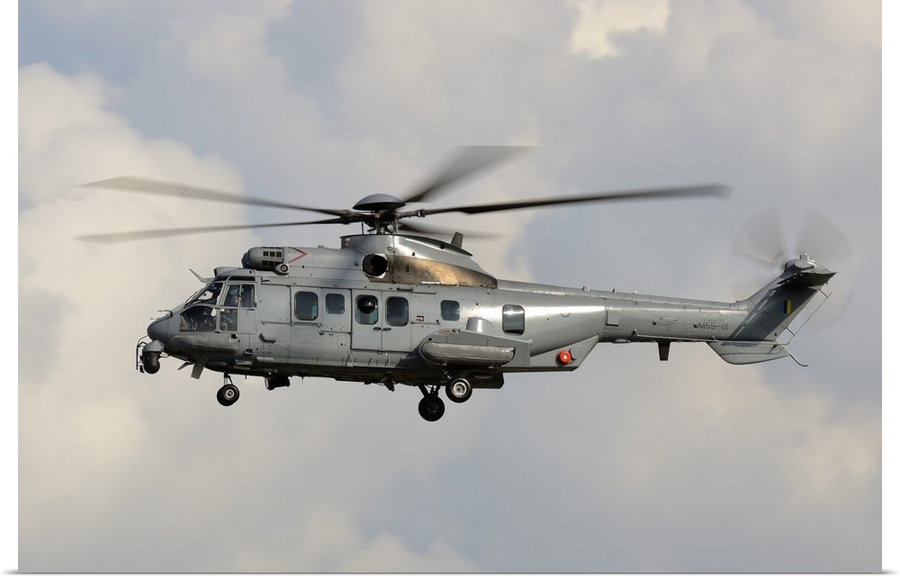 A Eurocopter AS532 Cougar of the Royal Malaysian Air Force.