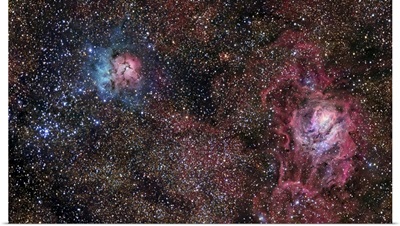 A star forming region in the constellation of Sagittarius