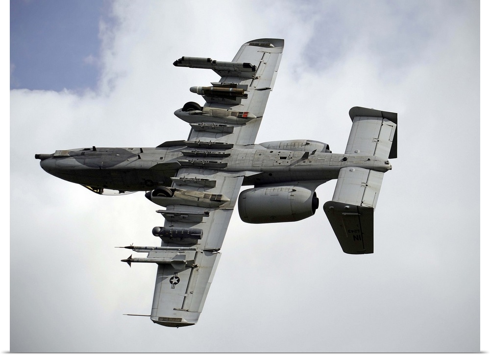 August 22, 2013 - A U.S. Air Force A-10 Thunderbolt aircraft maneuvers after locating a simulated downed pilot during Red ...