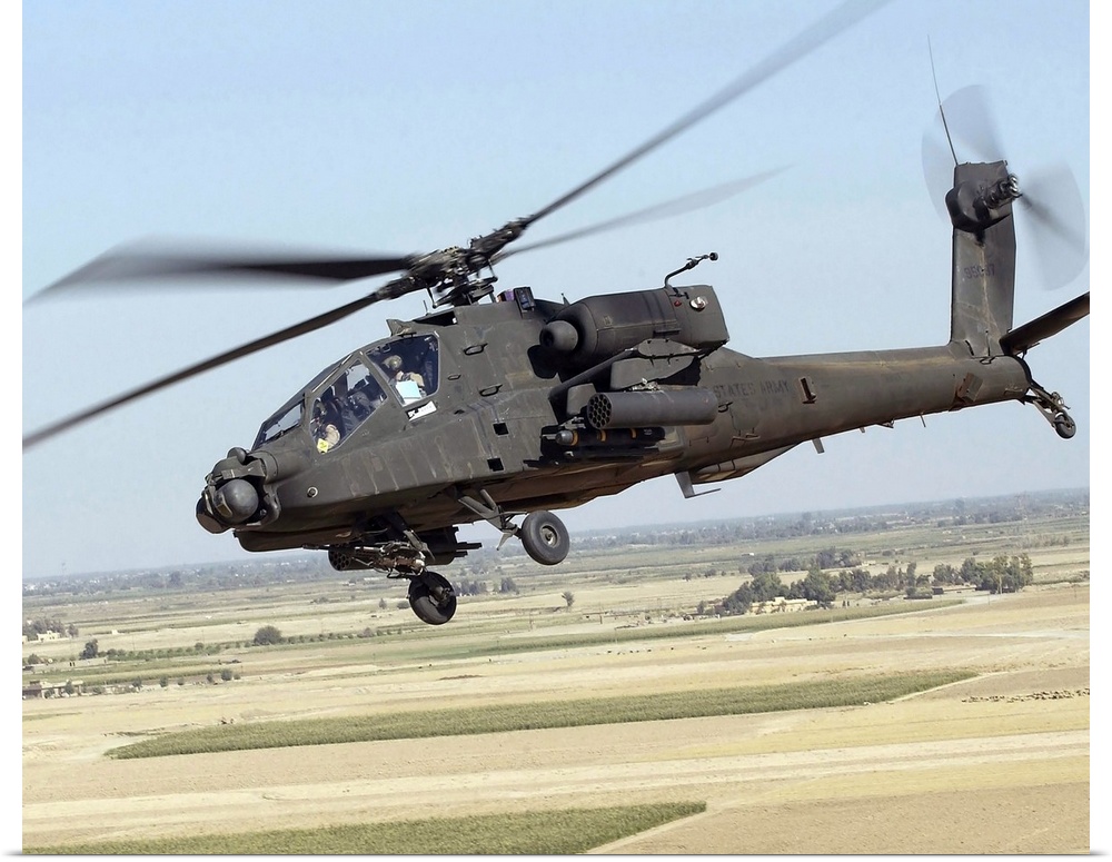 A U.S. Army AH-64D Longbow Apache.