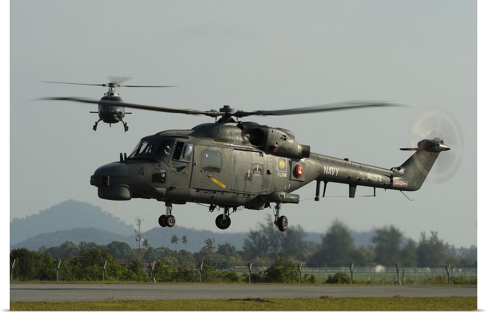 AgustaWestland Lynx helicopters of the Royal Malaysian Navy.