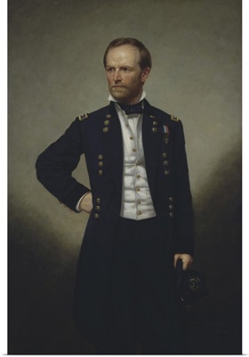 American history painting of Civil War General William Sherman