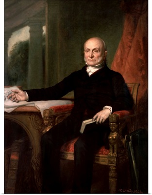 American history painting of President John Quincy Adams