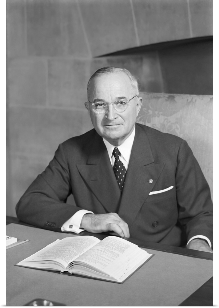 American history portrait featuring Harry S. Truman.