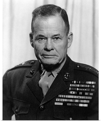 American Military History Portrait Of Lt. General Lewis Chesty Puller