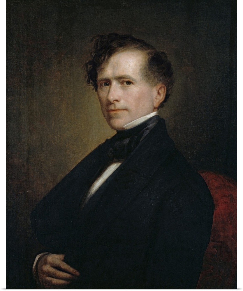 American Presidential history painting of President Franklin Pierce.