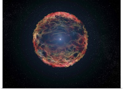 An artist's impression of supernova 1993J