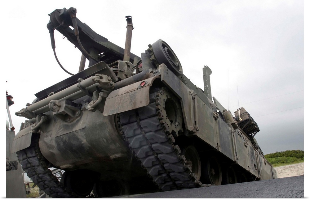 An M88A2 Hercules Recovery Vehicle