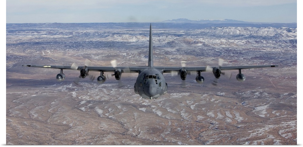 An MC-130 from the 550th Special Operations Squadron manuevers during a training mission out of Kirtland Air Force Base, N...