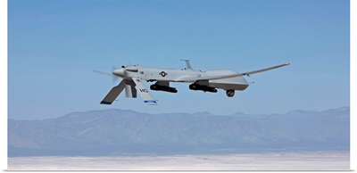An MQ-1 Predator flies a training mission over New Mexico