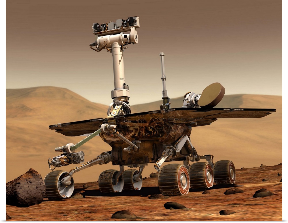 Artists Rendition of Mars Rover
