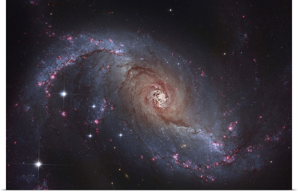 Barred spiral galaxy NGC 1672 in the constellation Dorado.