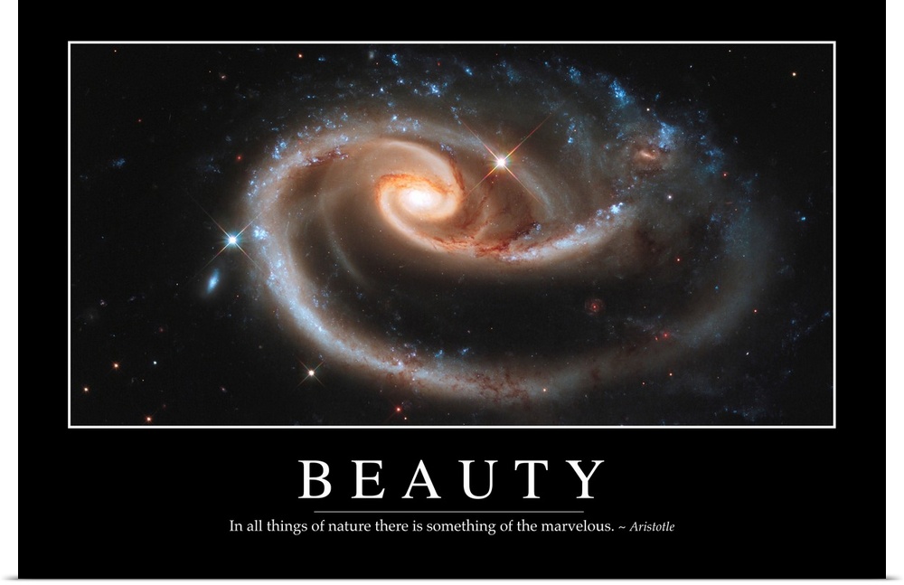 Beauty: Inspirational Quote and Motivational Poster
