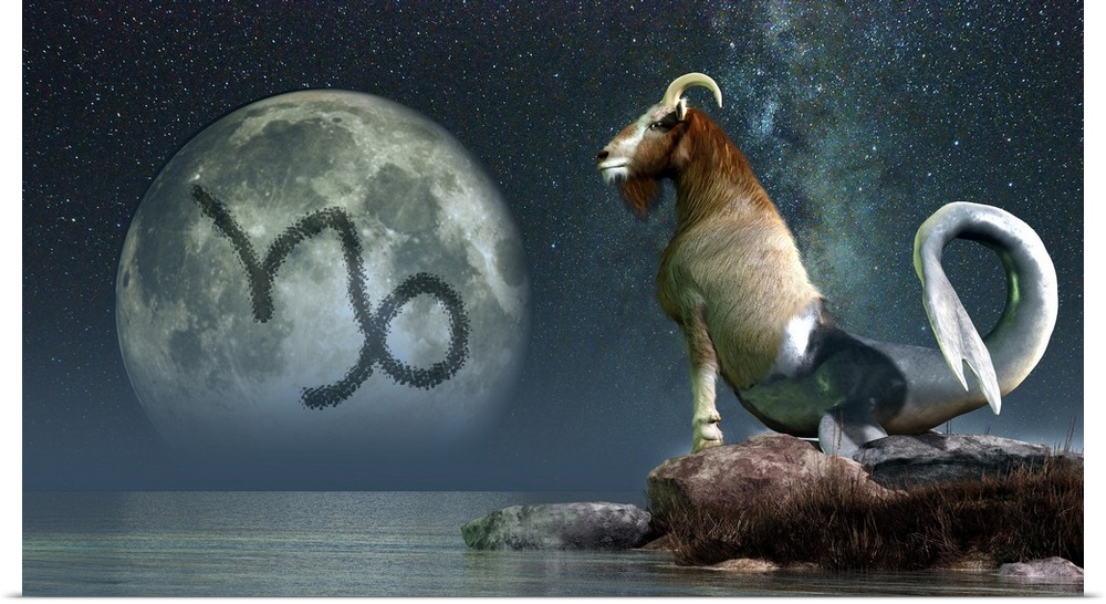 Capricorn is the tenth astrological sign of the Zodiac. Its symbol is the sea goat.