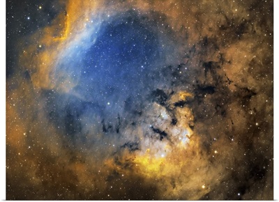 Cederblad 214 emission nebula in the constellation Cepheus