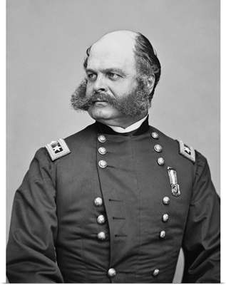 Civil War Portrait Of General Ambrose Burnside