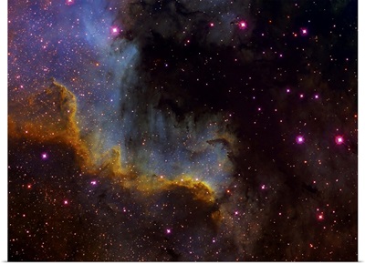 Closeup view of North America nebula