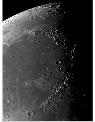 Craters Copernicus Plato Eratosthenes and Archimedes near Montes Apenninus