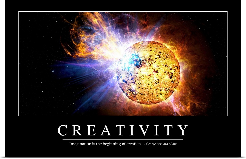 Creativity: Inspirational Quote and Motivational Poster