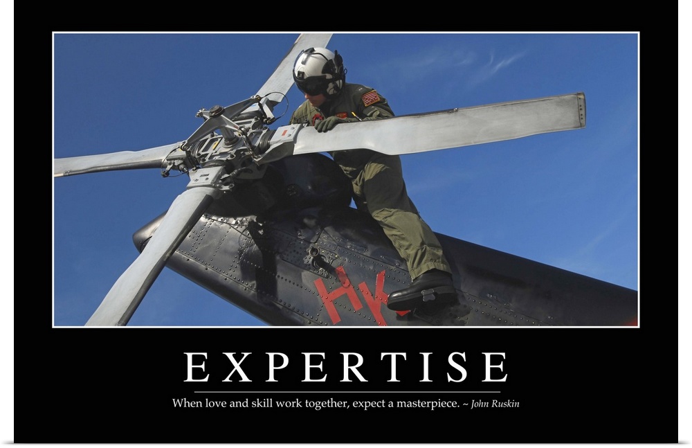 Expertise: Inspirational Quote and Motivational Poster