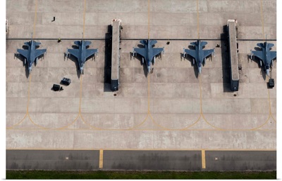 F-16 Fighting Falcons at Kunsan Air Base, South Korea