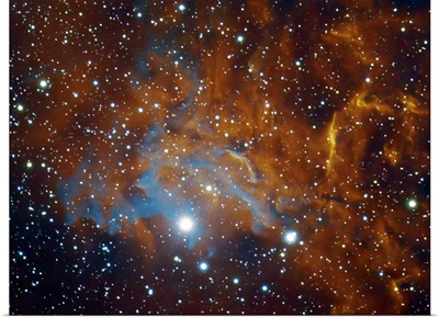 Flaming star nebula in Auriga IC405