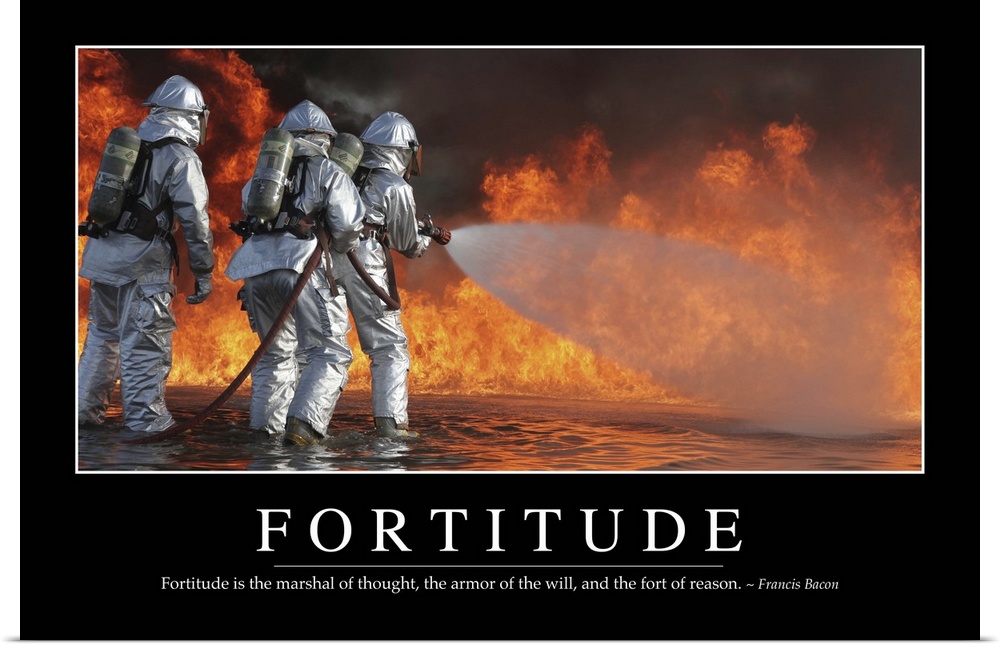 Fortitude: Inspirational Quote and Motivational Poster