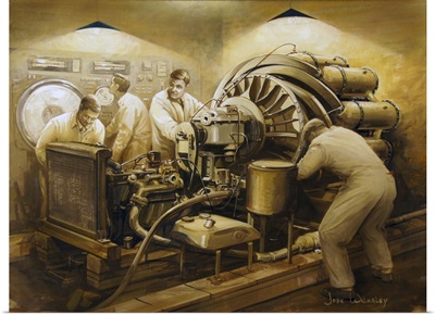 Frank Whittle's early development of the jet engine
