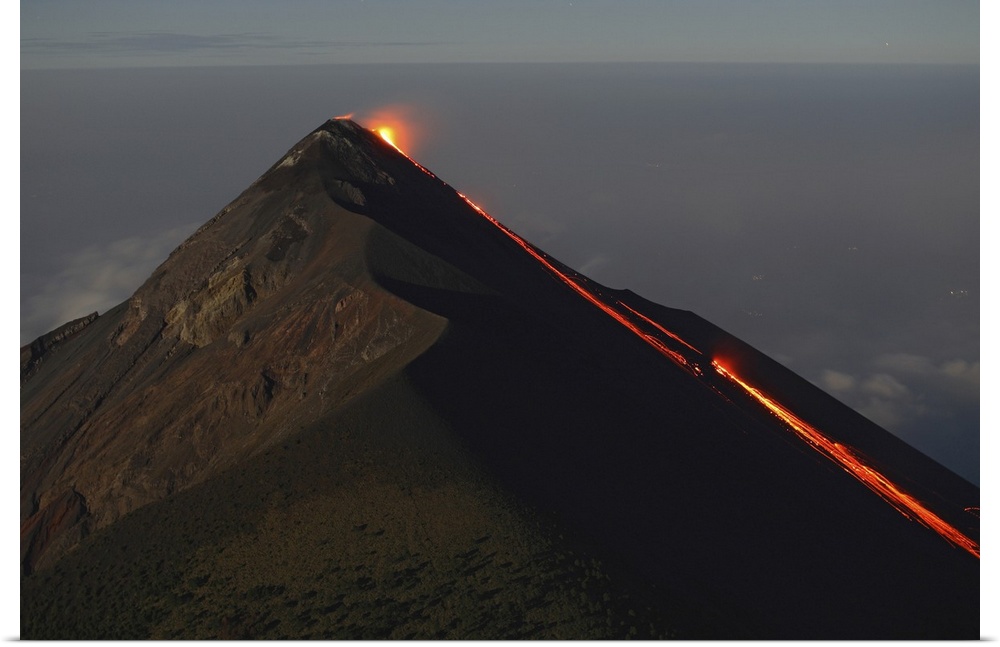 Fuego lava flow Antigua Guatemala