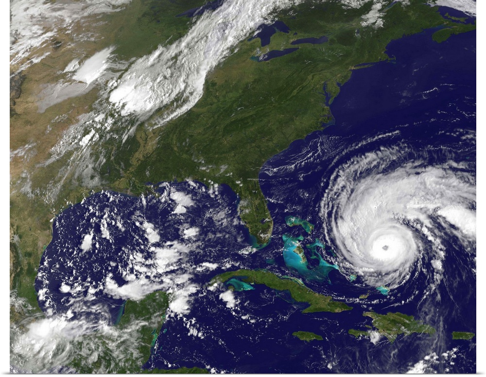 September 1, 2010 - Satellite view of Hurricane Earl and the United States East Coast
