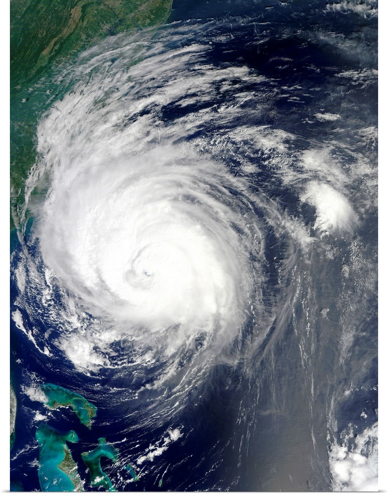 September 2, 2010 - Hurricane Earl grazing the North Carolina coast. Earl shows visible characteristics of a powerful hurr...