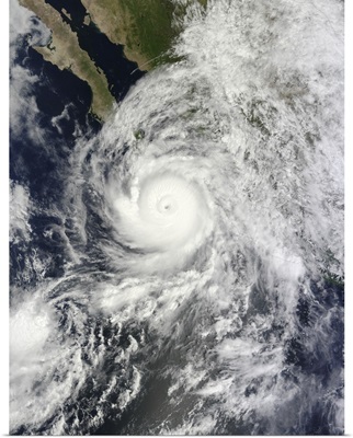 Hurricane Odile southeast of the Baja California peninsula