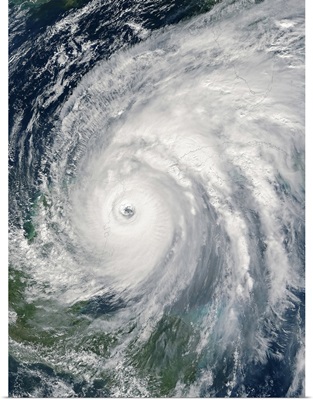 Hurricane Wilma over Mexico