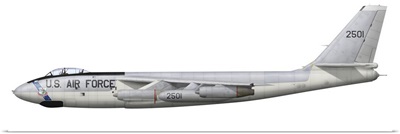 Illustration of a Boeing B-47E Stratojet