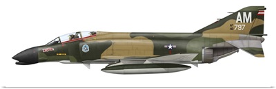 Illustration of an F-4C Phantom II of the U.S. Air Force