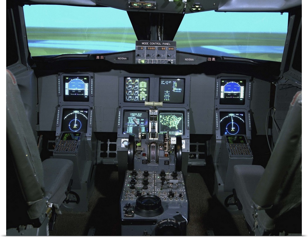 The Transport Systems Research Vehicle (TSRV) Simulator is a fixed base programmable simulator used for flight management ...