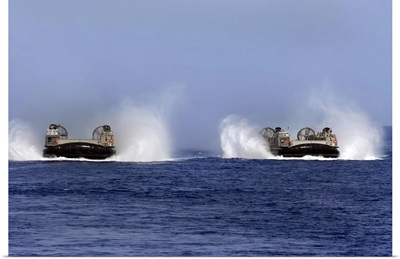 Landing Craft Air Cushion 84 And 87 In The US 5th Fleet Area Of Responsibility