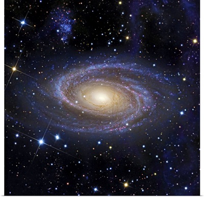 Messier 81 or Bodes Galaxy is a spiral galaxy located in the constellation Ursa Major